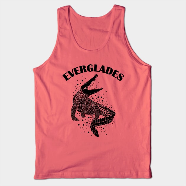 Alligator Silhouette | Everglades Tank Top by TMBTM